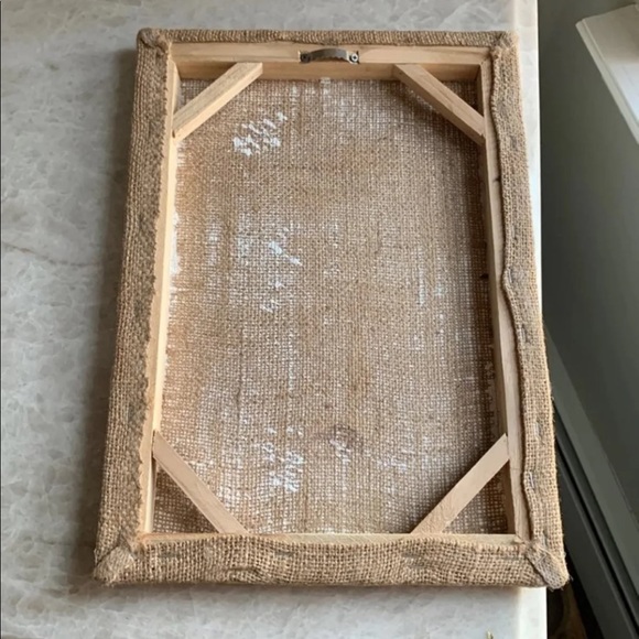 Gather here with grateful hearts burlap sign - Picture 3 of 4